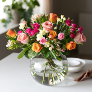 Bouquet mélange fleuri coloré